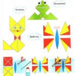 Поделки из геометрических фигур в детском саду