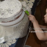 Как украсить детский торт белковым кремом