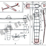 Самолет на резиномоторе чертежи