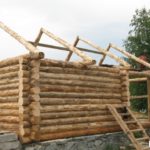 Строим баню поэтапный показ строительства из бревна
