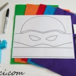 Как сделать маску черепашки ниндзя из бумаги видео